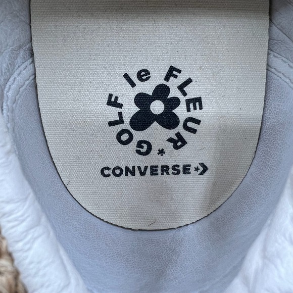 Converse Golf Le Fleur x One Star Men's Size 10.5 Burlap Shoes Sneakers 163169C - Picture 5 of 10